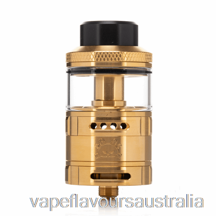 Vape Nicotine Australia Hellvape FAT RABBIT 28mm RTA Gold